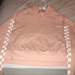 Cropped vans hoodie